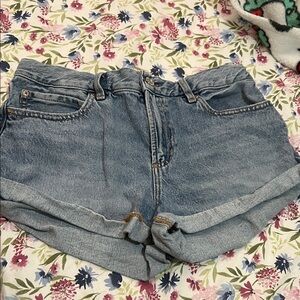Garage Light Blue Jean Shorts